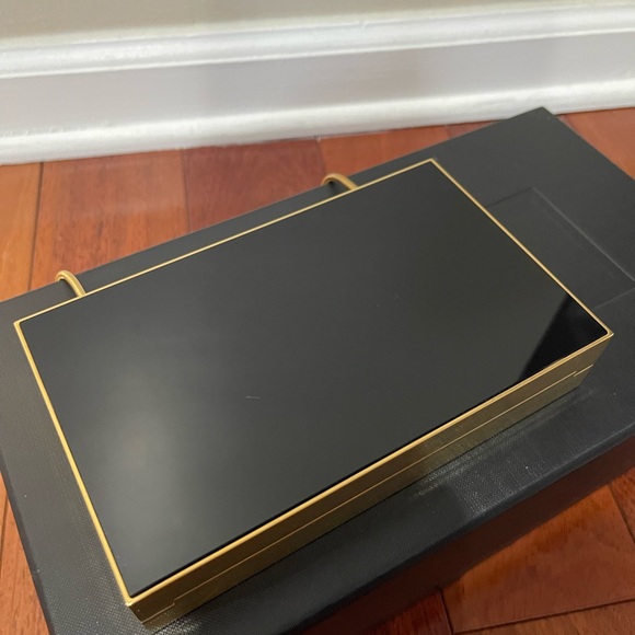 RARE Saint Laurent YSL Tuxedo Box Clutch Minaudière East West - Picture 11 of 16